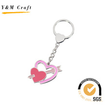 Porte-clés en forme de coeur de style sucré avec couleur bonbon (Y03308)